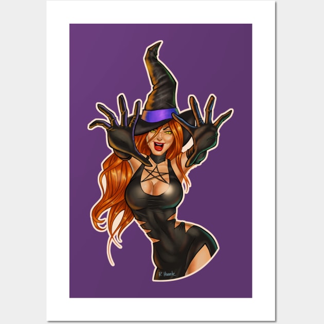 Sexy Witch Wall Art by RichardHuante